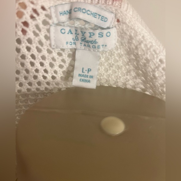 MOVING SALE - Hand Crocheted Calypso St Barths Swimwear Coverup - Picture 2 of 2